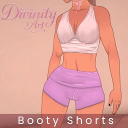 Booty Shorts | Gymwear — Paralives Clothing Mods mod screenshot by DivinityArt