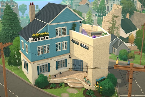 CornerHouse — Paralives Lots and Houses mod screenshot by keenow
