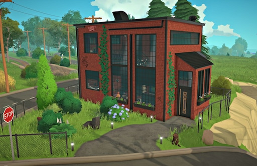 Industrial House On The Corner — Paralives Lots and Houses mod preview by crispysims619