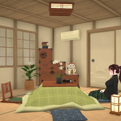 Japanese Living Room Items — Paralives Furniture Mods mod screenshot by ChloeParalives