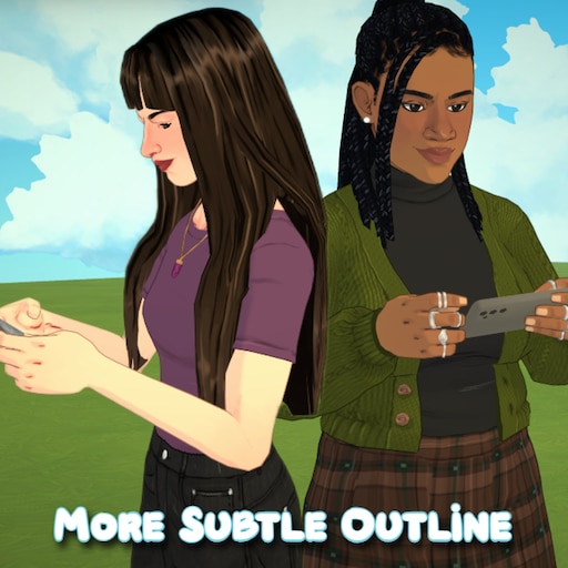 More Subtle Outline — Paralives Quality of Life Mods mod screenshot by kaiya/bun *ੈ✩‧₊˚