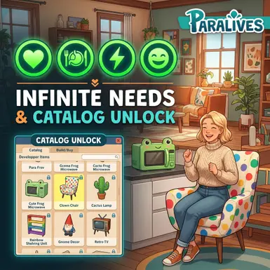Paralives Cheat Mod — Paralives Quality of Life Mods mod screenshot by FuClu