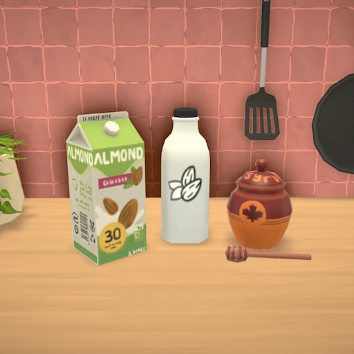 Vegan Alternative Clutter — Paralives Objects mod preview by ChloeParalives